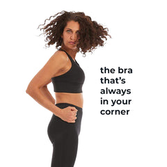 Handful Game Time Bra - BOOYA BLACK