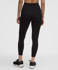 lululemon Fast and Free High-Rise Tight 25" *5 Pocket - BLACK