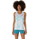 ASICS Actibreeze Singlet - SOOTHING SEA / WHITE