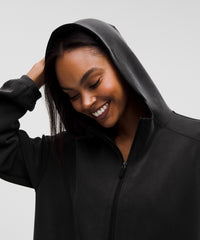 lululemon Softstreme Full-Zip Hoodie - BLACK
