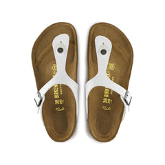 Birkenstock Gizeh Birkibuc - WHITE
