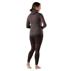 Smartwool Intraknit Hoodie - CHARCOAL / CORAL REEF