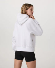 Vuori Restore Relaxed Half Zip Hoodie - WHITE