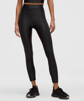 lululemon RUN Liquid Shine Matte SE Panel Tight 25" - BLACK