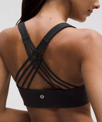 lululemon FlexyFlex Strappy Yoga Bra *Light Support - A/C Cups - BLACK
