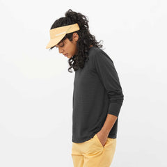 Salomon Shakeout Core Long Sleeve Tee - DEEP BLACK