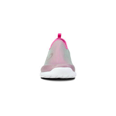 OOFOS OOmg Sport Shoe - WHITE / FUCHSIA