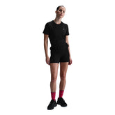 Nike Swift Dri-FIT Short Sleeve Top - BLACK / REFLECTIVE SILVER