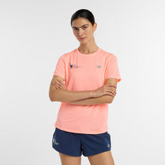 New Balance 2025 TCS NYC Marathon Athletics T-Shirt - PINK