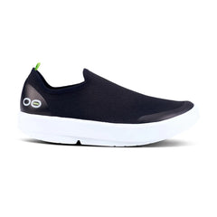 OOFOS OOmg Eezee Low Shoe - WHITE / BLACK