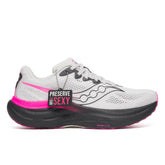Saucony Ride 19 - BGR! -- FOG / HOT PINK