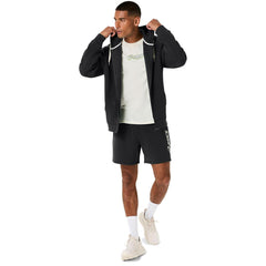 ASICS Fleece Zip Hoodie - PERFORMANCE BLACK
