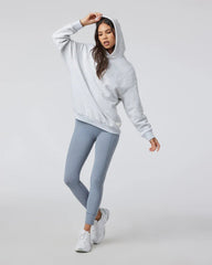 Vuori Restore Oversized Hoodie - PALE GREY HEATHER