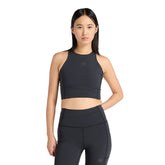 New Balance Sleek Storage Race Crop - BLACK