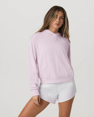 Vuori Halo Modern Pullover Hoodie - LILAC BREEZE HEATHER