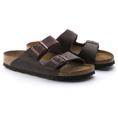 Birkenstock Arizona Soft Footbed Leather Sandal - HABANA