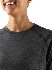 Rabbit EZ Tee Long Sleeve - Updated Fit - BLACK CHARCOAL