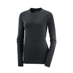 Salomon Sense Aero Seamless Long Sleeve - DEEP BLACK