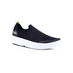 OOFOS OOmg Eezee Low Shoe - WHITE / BLACK