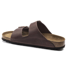 Birkenstock Arizona Soft Footbed Oiled Leather - NARROW -- HABANA
