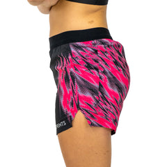 Sprints Avigate 4" Mercy Short - WAVE BREAK FUCHSIA
