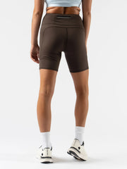 Rabbit Speed High Rise 7" Shorts - DEMITASSE