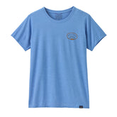 Patagonia Capilene® Cool Daily Graphic Shirt - CLEAN CLIMB ROOTS: ABUNDANT BLUE X-DYE