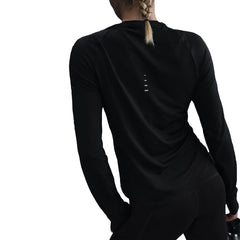 Nike Swift Dri-Fit UV Long Sleeve Crew - BLACK / REFLECTIVE SILVER
