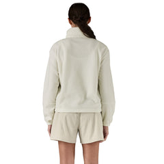 Patagonia Microdini 1/2 Zip - BIRCH WHITE / ROCKMELON