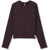 Vuori Long Sleeve Pose Crew - RAISIN