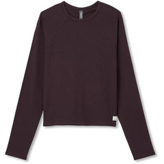 Vuori Long Sleeve Pose Crew - RAISIN