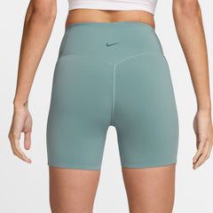Nike Universa Medium-Support High-Waisted 5" Biker Shorts with Pockets - BLACK / ANTHRACITE / DARK SMOKE GREY