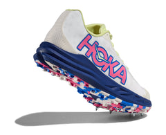 Unisex HOKA Crescendo XC - WHITE / BLUEBERRY