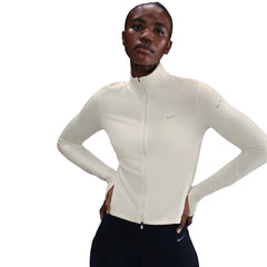 Nike Swift Dri-FIT Full-Zip Midlayer Top - BLACK / REFLECTIVE SILVER