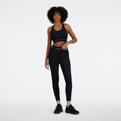 New Balance NB Sleek Medium Support Sports Bra - BLACK