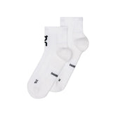 On Core Run Sock Mid 2 Pack - WHITE