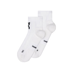 On Core Run Sock Mid 2 Pack - WHITE