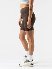 Rabbit Speed High Rise 7" Shorts - DEMITASSE