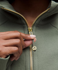 lululemon Scuba Oversized Half-Zip Hoodie - WILLIOW LEAF / GOLD