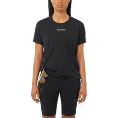 Salomon Sense Aero Short Sleeve GFX - DEEP BLACK / BLACK BEAUTY
