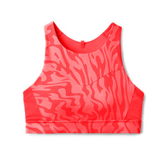 Brooks 3 Pocket Sports Bra - NEO CAYENNE SPEEDSCAPE