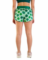 ChicknLegs 1.5" Split Shorts - CLOVERS