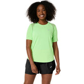 ASICS Road Short Sleeve - ILLUMINATE GREEN