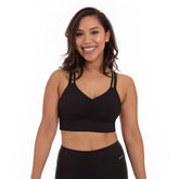 Handful Double Down Bra - BOOYA BLACK