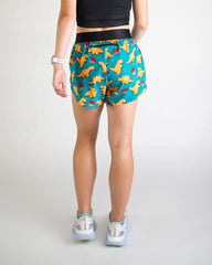 Chicknlegs 4" Split Shorts - DINO NUGGETS