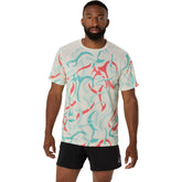 ASICS All Over Print Short Sleeve - BIRCH