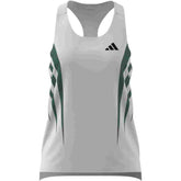 adidas Adizero A Singlet - WHITE / PRELOVED TEAL