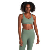 ALWRLD ALRN Mid Support Crossback Bra - FERN