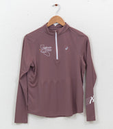 ASICS CIM 2025 Icon 1/2 Zip - RUBBLE RED