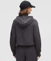 lululemon Scuba Oversized Full-Zip Hoodie *Waffle - HEATHERED GRAPHITE GREY